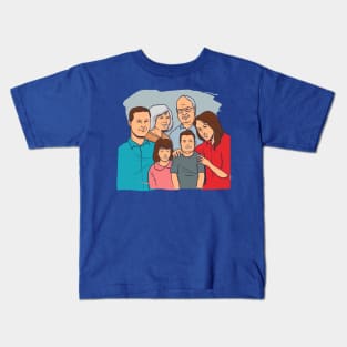 Hand Drawn Family Kids T-Shirt